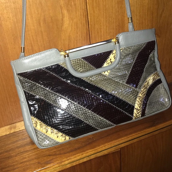 80s Bags by Sylvia clutch purse - Picture 3 of 6